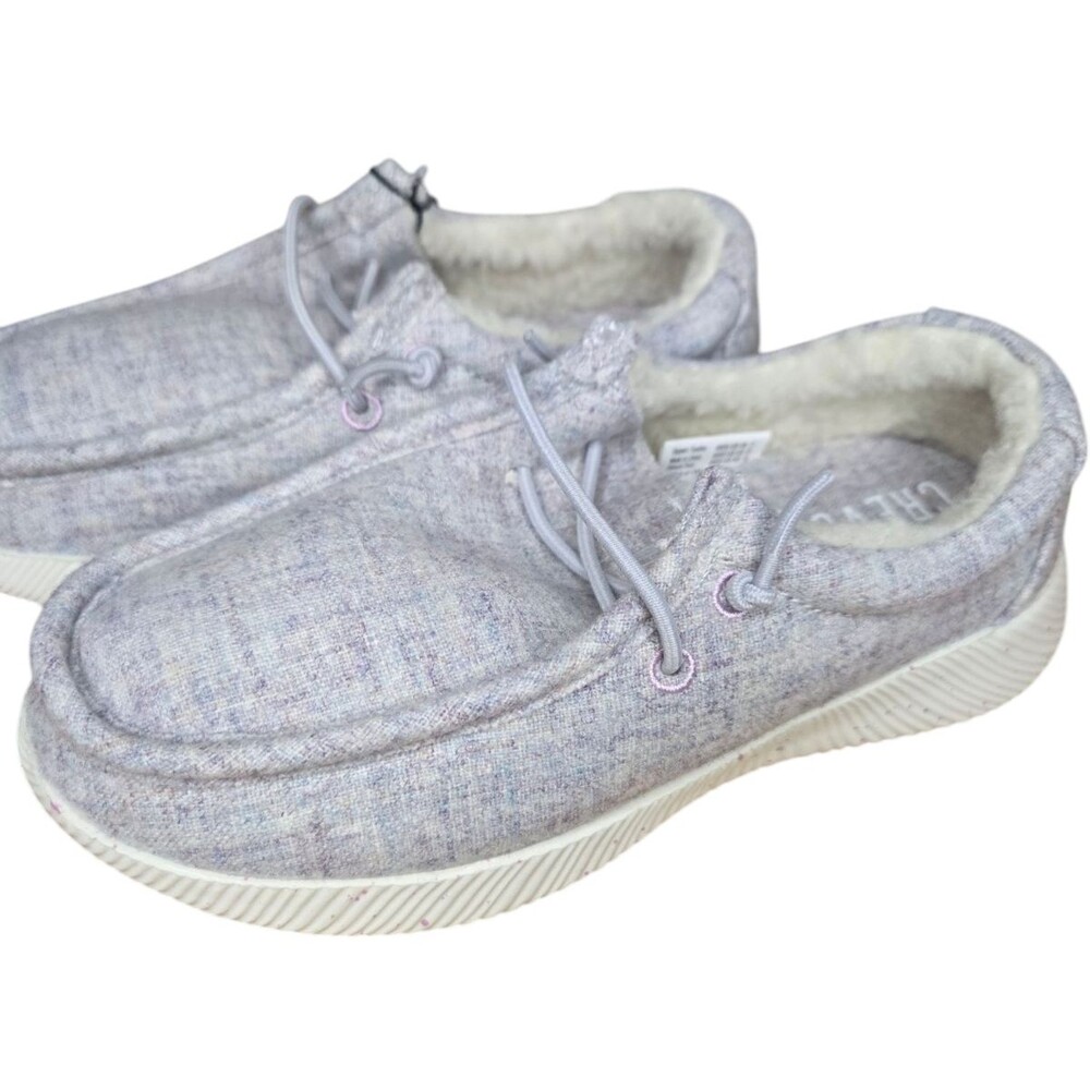 Crevo memory foam kids slip on shoes size 12